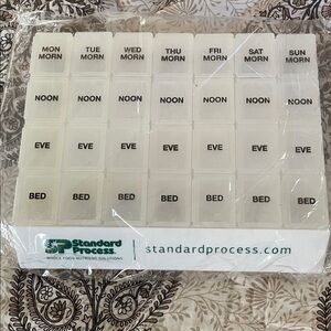 Weekly Pill Organizer - White